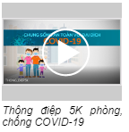 Thông điệp 5K phòng, chống COVID-19