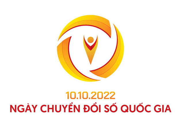 Bộ nhận diện Ngày Chuyển đổi số quốc gia 10 10 2022