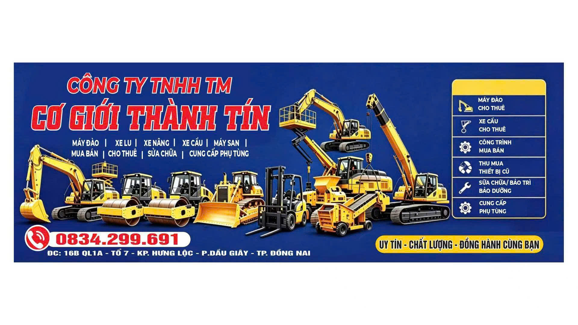 CÔNG TY TNHH TM CƠ GIỚI THÀNH TÍN